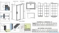 Radaway Idea Black Kdj Factory kabina prysznicowa 120x120 prawa czarny mat/szkło przejrzyste 387042-54-55R/387054-54-55L