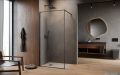 Radaway Modo F II Brushed GunMetal kabina Walk-in 60x201cm Szczotkowany Grafit szkło przejrzyste 10409064-92-01