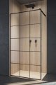 Radaway Modo New Black II 90x200 Factory kabina Walk-in, industrialny, loft