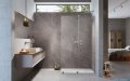 Radaway Furo SL Brushed Nickel kabina Walk-in 110x200cm prawa szczotkowany nikiel 10306588-91-01R/10110544-01-01