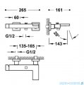 Tres SLIM EXCLUSIVE bateria natryskowa złota 20217001OR