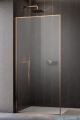 Radaway Modo F SL Brushed Copper II kabina Walk-in 85x201,6cm lewa Szczotkowana Miedź szkło przejrzyste 10419085-93-01L