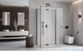 Radaway Essenza Brushed GunMetal Kdj+S kabina 90x80x90cm lewa szczotkowany grafit 1384050-01-01/1385021-92-01L/1384050-01-01