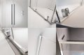 Radaway Furo SL Dwj drzwi 100cm prawe chrom połysk/szkło przejrzyste 10307522-01-01R/10110480-01-01