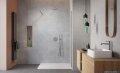 Radaway Modo X Brushed Nickel II kabina Walk-in 135x200 szczotkowany nikiel/przejrzyste 10mm 389335-91-01
