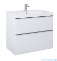 Elita Look szafka z umywalką 80x63x45cm biały połysk 167081/145840