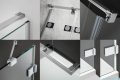 Radaway Euphoria KDJ P Kabina przyścienna 90x70x90 prawa szkło przejrzyste 383612-01R/383241-01R/383030-01/383057-01