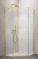 Radaway Essenza Gold Ptj kabina pięciokątna 90x90cm lewa szkło przejrzyste 1385010-09-01L/1385050-01-01