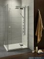Radaway Almatea Kdj Gold kabina prysznicowa 80x90 prawa szkło brązowe