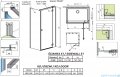 Radaway Essenza Black Kdj kabina 120x80cm prawa szkło przejrzyste 1385042-54-01R/1384051-01-01