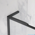 Radaway Modo F SL Black II kabina Walk-in 60x201,6cm lewa Czarna szkło przejrzyste 10419064-54-01L