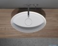 Riho Limited Thin umywalka owalna nablatowa 58x35x14 cm BIAŁY MAT W025001105