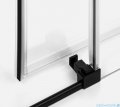 New Trendy Prime Black drzwi wnękowe pojedyncze 160x200 cm prawa przejrzyste D-0329A