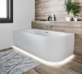 Riho Desire Corner LED wanna asymetryczna z oświetleniem prawa 170x77cm B156002005
