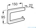 Roca Tempo wieszak na papier Chrome A817034001
