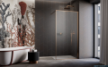 Radaway Modo F II Brushed Copper kabina Walk-in 85x201cm Szczotkowana Miedź szkło przejrzyste 10409085-93-01