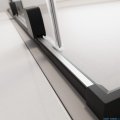 Radaway Furo Black SL kabina Walk-in 120x200cm prawa czarny mat/szkło przejrzyste 10306638-54-01R/10110594-01-01