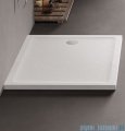 New Trendy Mild Stone Brodzik akrylowy prostokątny 80x90x4,5 cm biały B-0548
