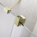 Radaway Furo Brushed Gold PND II parawan nawannowy 110cm lewy szczotkowane złoto 10109588-99-01L/10112544-01-01