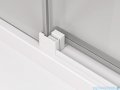SanSwiss Cadura White Line kabina Walk in 150cm prawa ze ścianką przesuwną profile biały mat CAW2D1500907
