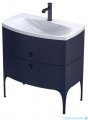 Oristo Louis szafka z umywalką 81x55x47 granatowy mat OR50-SD2S-82-14/UME-LU-82-93