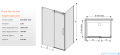 Sanplast kabina KND2/ALTII narożna prostokątna 80x180-190x210 cm przejrzysta 600-121-0881-42-401