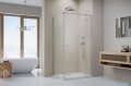 Radaway Essenza 8 Brushed Nickel Kdj kabina 90x100cm prawa szczotkowany nikiel 10480612-01-01R/10470237-91-01R/10113100-01-01