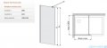 Sanplast Space Wall P/SPACEWALL kabina walk-in 140x200 cm przejrzyste 600-320-2180-42-401
