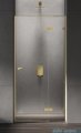 New Trendy Eventa Gold Shine drzwi wnękowe pojedyncze 110x200 cm przejrzyste prawa Złoty połysk EXK-4678