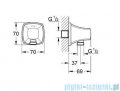 Grohe Grandera kolanko przyłączeniowe ścienne DN15 chrom/złoty 27970IG0