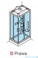 Novellini Glax 3 kabina prysznicowa standard 100x80 prawa GL3A109DM-1K