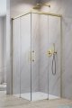 Radaway Idea 8 Kdd Brushed Gold kabina 120x110cm szczotkowane złoto 10370120-99-01L/10370110-99-01R