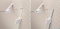 Radaway Essenza Pro White Pdd kabina 80x100cm przejrzyste 10095080-04-01L/10095100-04-01R