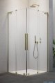 Radaway Furo SL Brushed Gold KDD kabina 90x120cm szczotkowane złoto 10305090-99-01L/10305120-99-01R