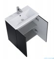 Elita Kido Set szafka z umywalką zestaw 60x67x35cm czarny mat 168097