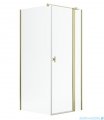 Radaway Nes Kdj II Gold kabina 80x100cm prawa złoty połysk 10032080-09-01R/10039100-01-01