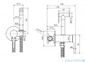 Excellent Pi bateria bidetowa biały mat AREX.1204WH