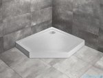 Radaway Doros Pt E Compact Stone brodzik pięciokątny 90x80x11,5cm prawy biały SDRPTP9080-05-04SR
