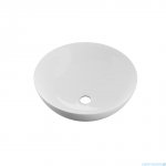 Excellent Luqa umywalka nablatowa 40 cm okrągła, biały połysk CEAC.6401.400.WH