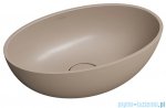 Omnires Shell M+ umywalka nablatowa 50x35 cm dune beige mat SHELL500UNDB