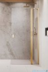 Radaway Nes KDD II Gold kabina walk-in 90cm prawa złoty połysk szkło przejrzyste 10031090-09-01R