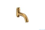 KFA MOZA BRUSHED GOLD wylot wannowy do kompletacji z deszczownią złoty szczotkowany 835-670-31