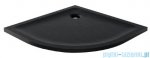 New Trendy Mild Stone Brodzik akrylowy półokrągły 90x90x4,5 cm czarny B-0580