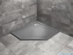 Radaway Doros Pt E Stone brodzik pięciokątny 100x90x5cm prawy antracyt SDRPT1090-01-64SR