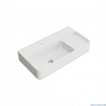 Excellent Ness Umywalka nablatowa/wisząca prostokątna 60x31 cm z otworem na baterię CENL.3519.600.WH