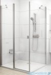 Ravak Chrome Prysznicowa ścianka stała CPS-80 biała+transparent 9QV40100Z1