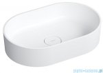 Omnires Ovo M+ umywalka nablatowa 55x36 cm biały mat OVOUNBM