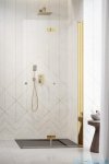 Radaway Nes 6 Gold KDD B kabina walk-in 90cm prawa złoty połysk szkło przejrzyste 10024090-09-01R