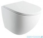 Omnires Ottawa Comfort SILENT POWER™ miska WC wisząca + deska wolnoopadająca biały mat OTTAWACSPMWBM