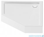 New Trendy New Azura brodzik akrylowy pięciokątny 100x80x15 cm biały prawy B-0417